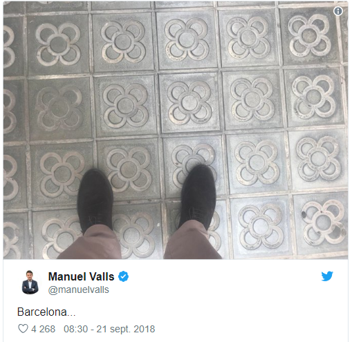 Twitter élections municipales Barcelone Manuel Valls
