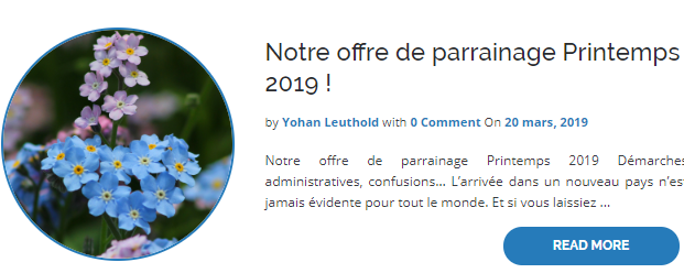 Notre offre de parrainage Printemps 2019 ! 2 Offre parrainage Printemps 2019