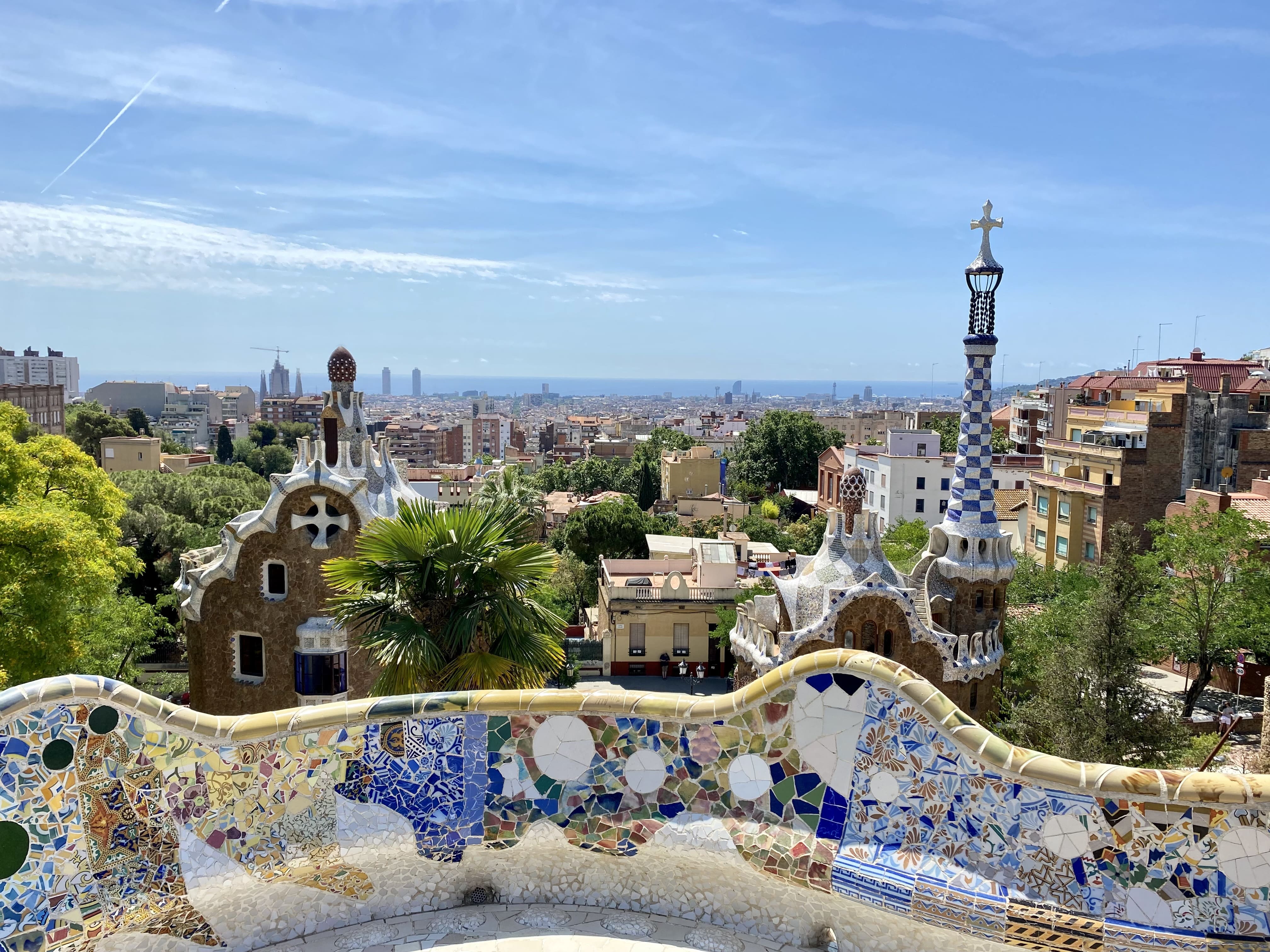 Park guell esplanade