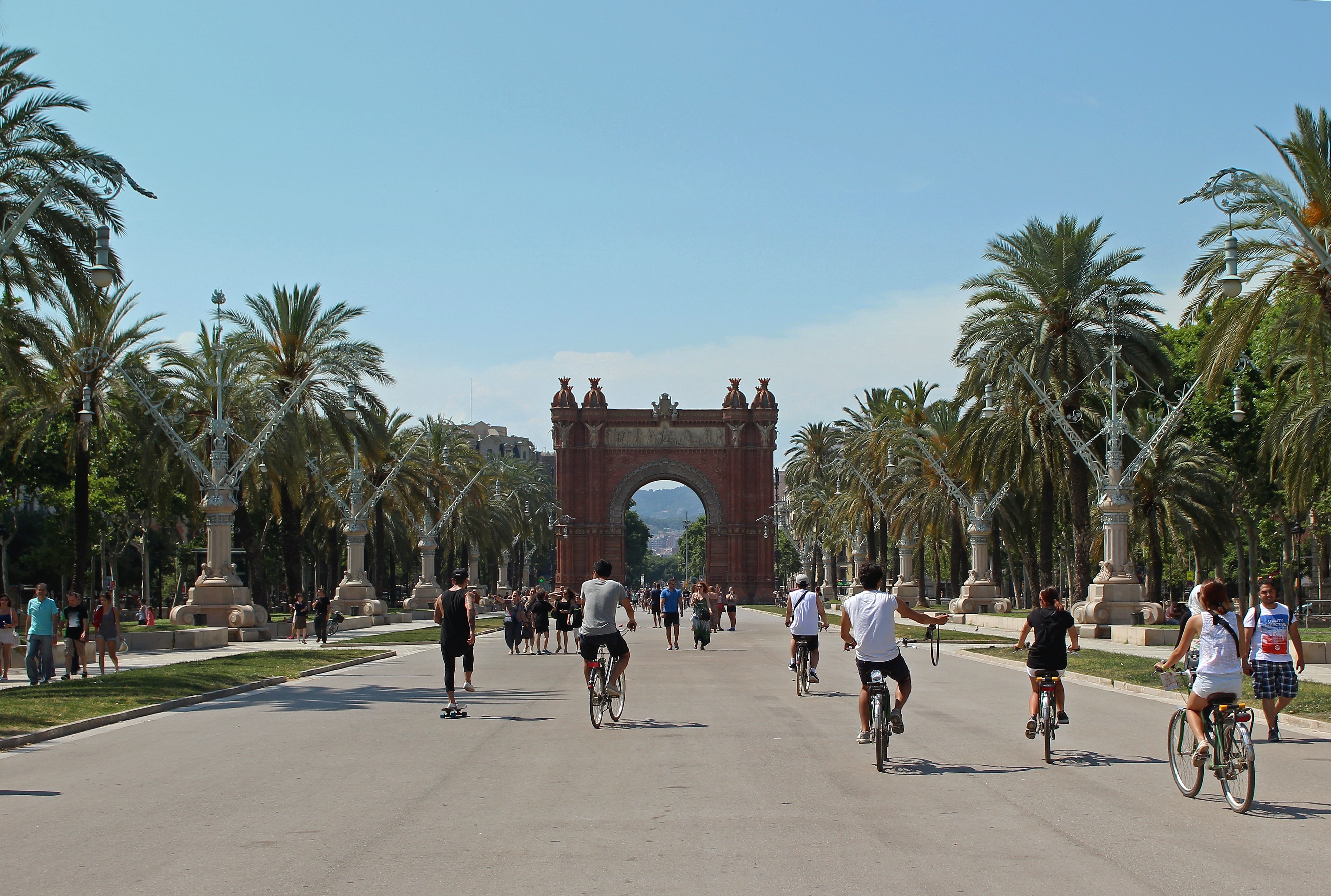 Barcelone à vélo : Arc de Triomf