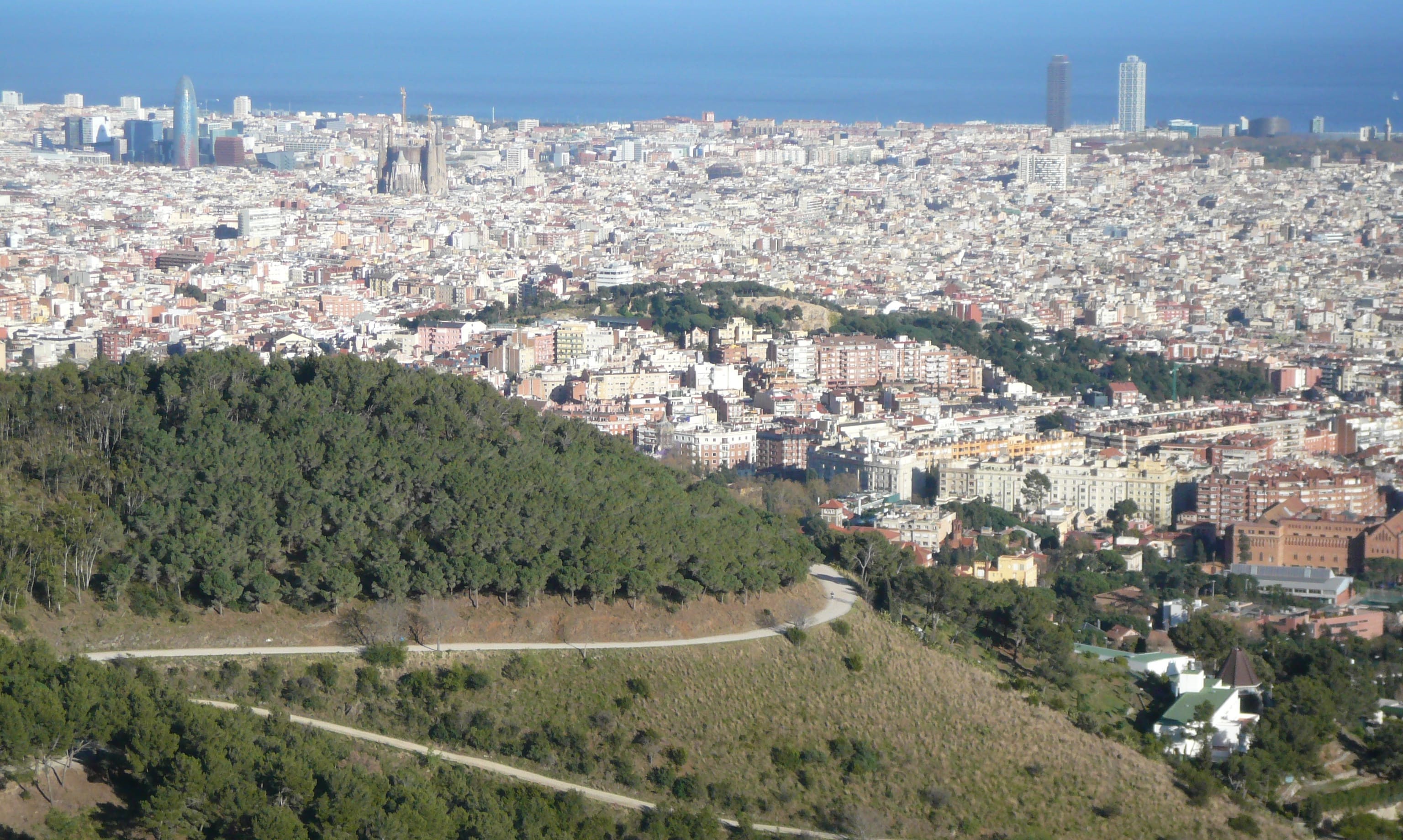 Barcelone à vélo : Carretera de les Aigües