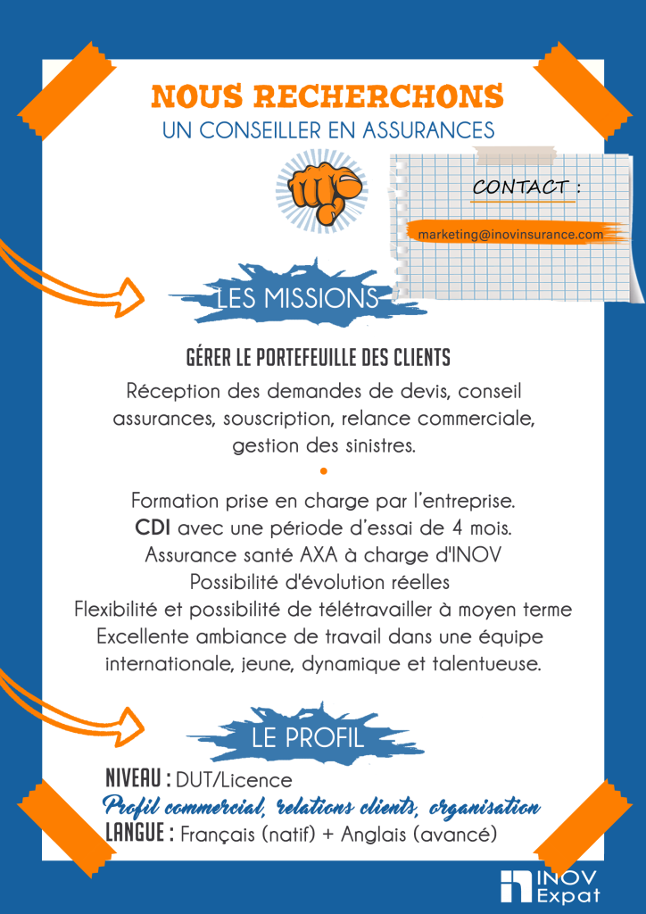Découvrez les offres du moment : 3 Nouvelle Offre emploi INOV spécialiste particuliers 2022v2