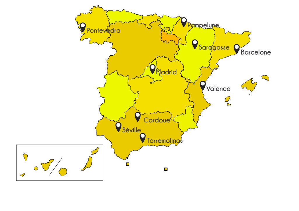 ZBE en Espagne carte