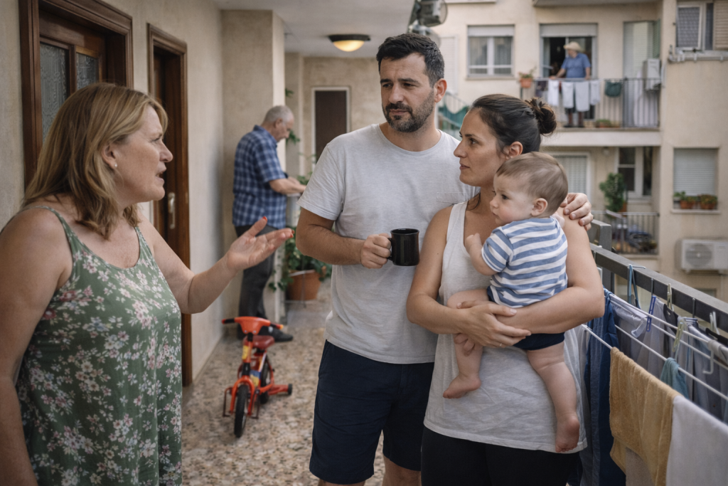 Ce que personne ne vous explique sur la vie en immeuble en Espagne 3 Vie quotidienne dans un immeuble en Espagne avec voisins et espaces communs partagés