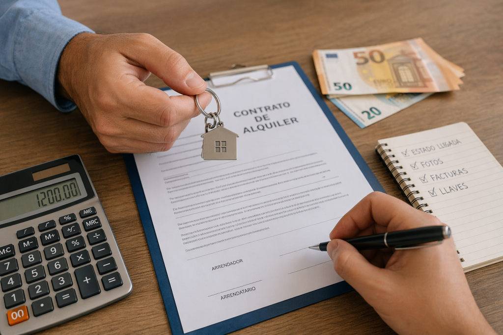 Récupérer sa caution en Espagne – contrat de location et remise des clés