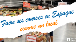 faire ses courses en Espagne