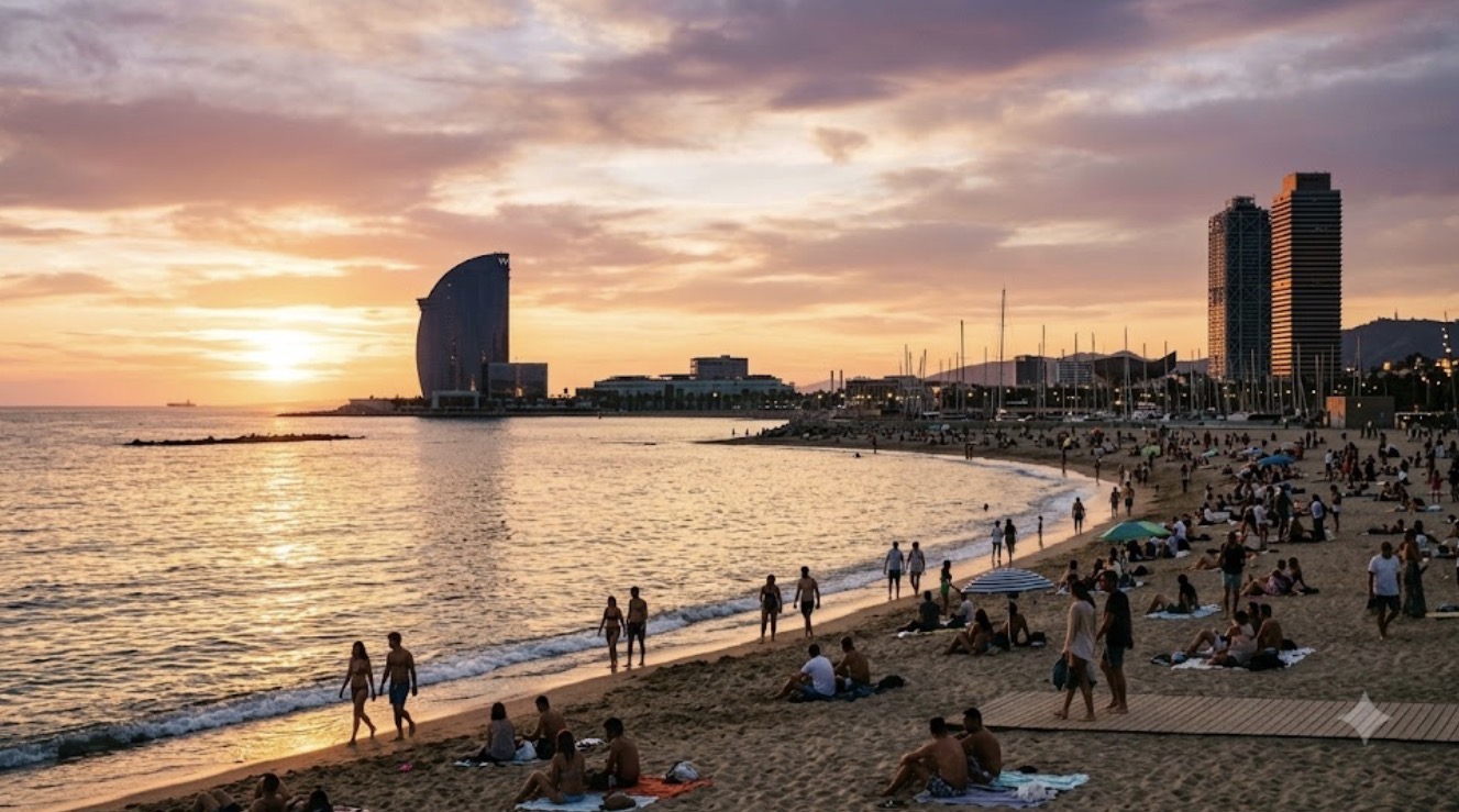 Les plus beaux couchers de soleil en bord de mer près de Barcelone
