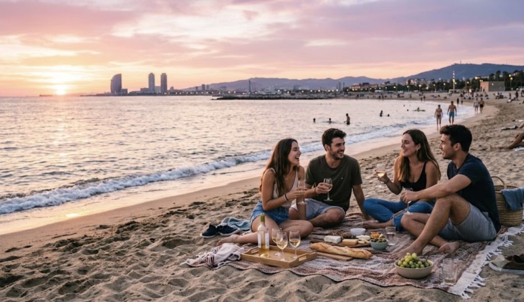 Les plus beaux couchers de soleil en bord de mer près de Barcelone